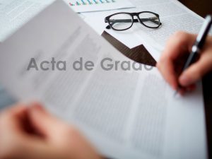 Acta de Grado